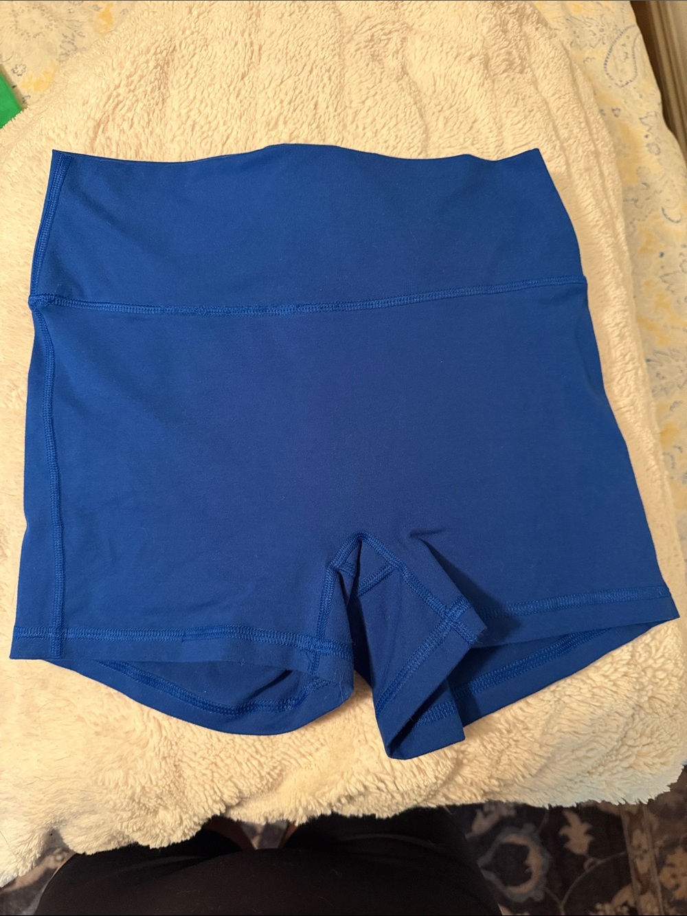 Fleo Royal Blue High-Rise Bike Shorts